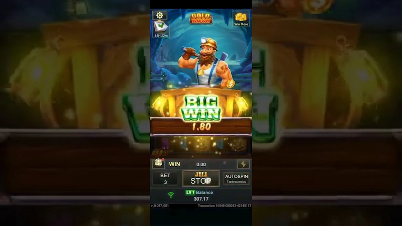 Game Gold Rush JILI Interface